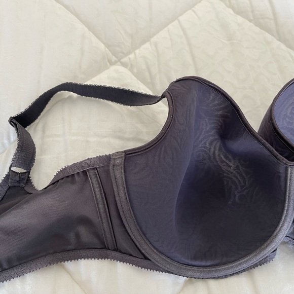 EMPREINTE Dark Purple Textured Bra - Picture 5 of 7
